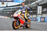 Marco Andretti auf der Honda RC213V von Daniel Pedrosa