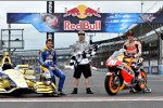 Marco Andretti, Nicky Hayden und Daniel Pedrosa