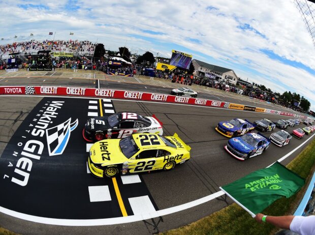Brad Keselowski, Joey Logano Brad Keselowski, Joey Logano