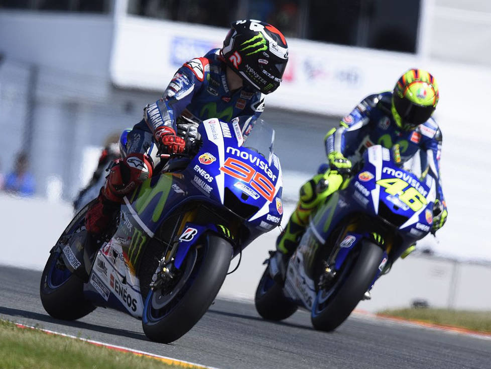 Jorge Lorenzo, Valentino Rossi