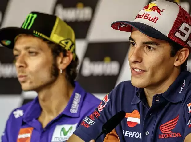 Valentino Rossi, Marc Marquez Titel-Bild zur News: Valentino Rossi, Marc Marquez