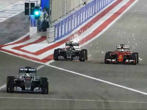 Lewis Hamilton, Nico Rosberg, Sebastian Vettel Titel-Bild zur News: Lewis Hamilton, Nico Rosberg, Sebastian Vettel