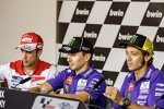 Andrea Dovizioso, Jorge Lorenzo und Valentino Rossi 