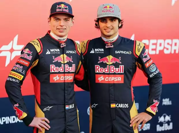 Max Verstappen, Carlos Sainz jun. Titel-Bild zur News: Max Verstappen, Carlos Sainz jun.