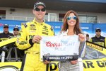 Sprint-Cup-Polesetter Matt Kenseth (Gibbs) mit Miss Coors Light Amanda Mertz