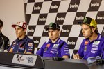 Marc Marquez, Jorge Lorenzo und Valentino Rossi 