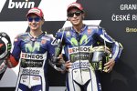 Jorge Lorenzo und Valentino Rossi (Yamaha) 