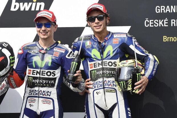 ~Jorge Lorenzo und Valentino Rossi (Yamaha) ~ ~Jorge Lorenzo und Valentino Rossi (Yamaha) ~