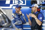 Jimmie Johnson (Hendrick) und Crewchief Chad Knaus