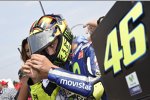 Valentino Rossi (Yamaha) in der Startaufstellung