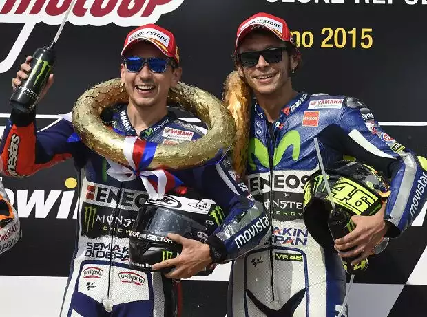 Titel-Bild zur News: Jorge Lorenzo, Valentino Rossi