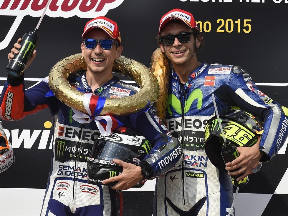 Jorge Lorenzo, Valentino Rossi