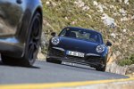 Porsche 911 des Modelljahrgangs 2016 auf Erprobungsfahrt