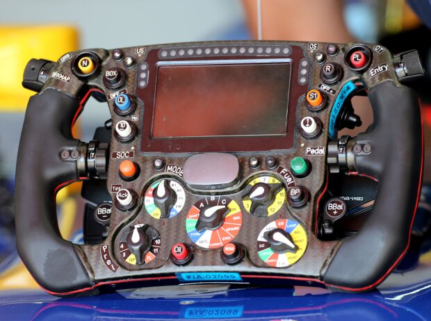 Sauber F1 steering wheel
