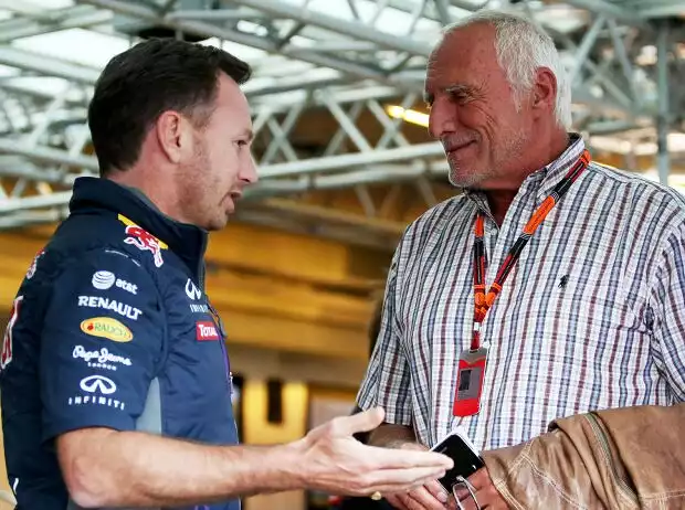 Christian Horner, Dietrich Mateschitz Titel-Bild zur News: Christian Horner, Dietrich Mateschitz