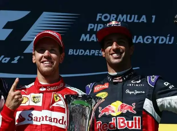 Sebastian Vettel, Daniil Kwjat, Daniel Ricciardo Titel-Bild zur News: Sebastian Vettel, Daniil Kwjat, Daniel Ricciardo