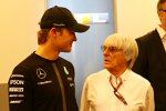 Nico Rosberg (Mercedes) und Bernie Ecclestone 