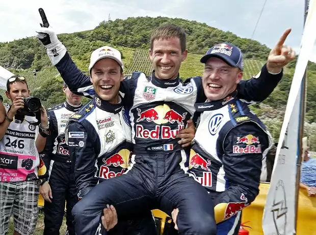 Jari-Matti Latvala, Sebastien Ogier, Andreas Mikkelsen Titel-Bild zur News: Jari-Matti Latvala, Sebastien Ogier, Andreas Mikkelsen