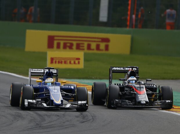 Titel-Bild zur News: Marcus Ericsson, Fernando Alonso