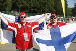 Fans von Kimi Räikkönen (Ferrari) 