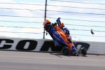 Crash von Charlie Kimball (Ganassi) im Qualifying