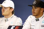 Lewis Hamilton (Mercedes) und Nico Rosberg (Mercedes) 