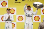 Lewis Hamilton (Mercedes) und Nico Rosberg (Mercedes) 