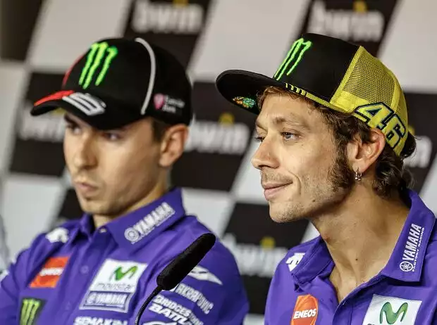 Titel-Bild zur News: Jorge Lorenzo, Valentino Rossi