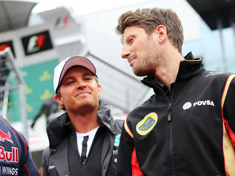 Nico Rosberg, Romain Grosjean