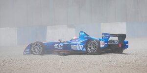 Formel-E-Test Donington: Regen behindert letzte Vorbereitung