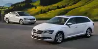 Bild zum Inhalt: Weltpremiere auf der IAA 2015: Skoda Superb Greenline schafft 1.780 Kilometer am Stück