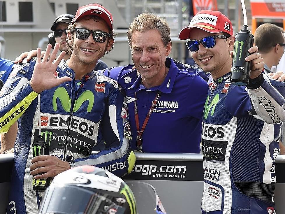 Jorge Lorenzo, Valentino Rossi