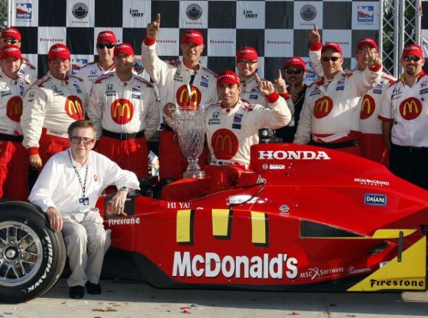 Letzter Newman/Haas-Sieg: Justin Wilson in Detroit 2008 Letzter Newman/Haas-Sieg: Justin Wilson in Detroit 2008