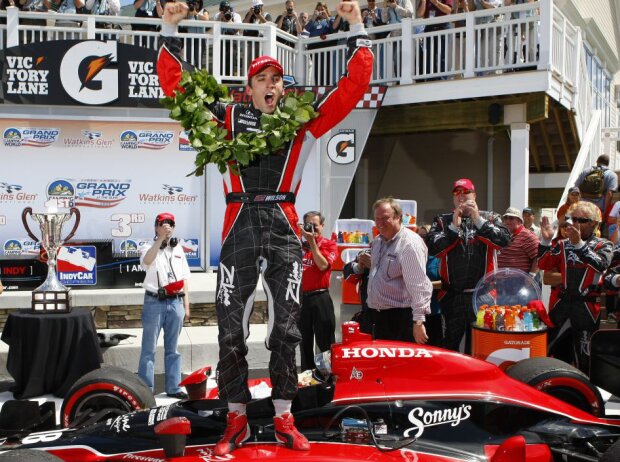 Erster Dale-Coyne-Sieg: Justin Wilson in Watkins Glen 2009 Erster Dale-Coyne-Sieg: Justin Wilson in Watkins Glen 2009