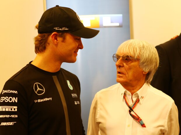 Titel-Bild zur News: Nico Rosberg, Bernie Ecclestone
