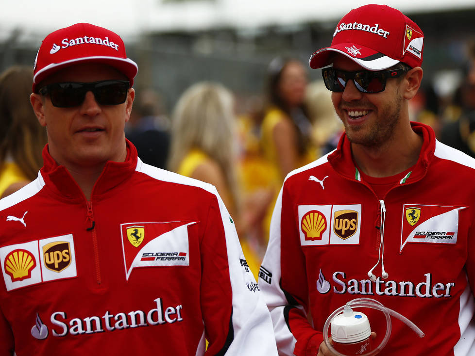 Kimi Räikkönen, Sebastian Vettel