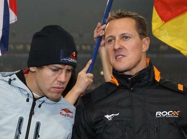 Michael Schumacher, Sebastian Vettel Michael Schumacher, Sebastian Vettel