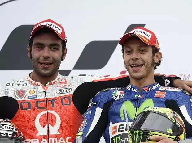 Danilo Petrucci, Valentino Rossi Titel-Bild zur News: Danilo Petrucci, Valentino Rossi