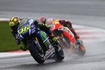 Valentino Rossi vor Marc Marquez 