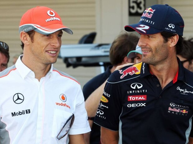 Titel-Bild zur News: Jenson Button, Mark Webber