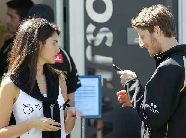 Romain Grosjean und Ehefrau Marion Jolles Titel-Bild zur News: Romain Grosjean und Ehefrau Marion Jolles
