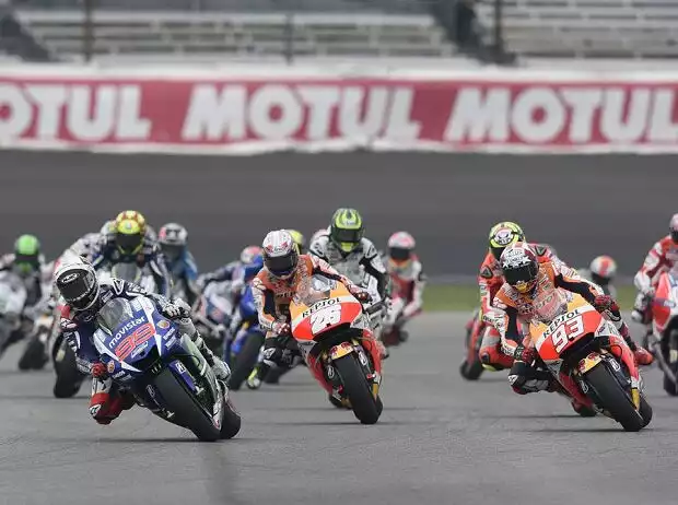 Valentino Rossi, Jorge Lorenzo, Marc Marquez Titel-Bild zur News: Valentino Rossi, Jorge Lorenzo, Marc Marquez