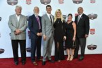 Mike Lanigan, David Letterman, Graham Rahal, Courtney Force, Johanna Rahal und Bobby Rahal