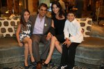 Juan Pablo Montoya mit Ehefrau Connie und den Kids Sebastian und Paulina