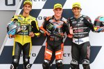 Alex Rins, Sam Lowes und Johann Zarco 