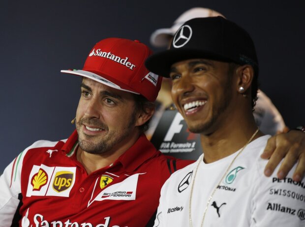 Fernando Alonso, Lewis Hamilton