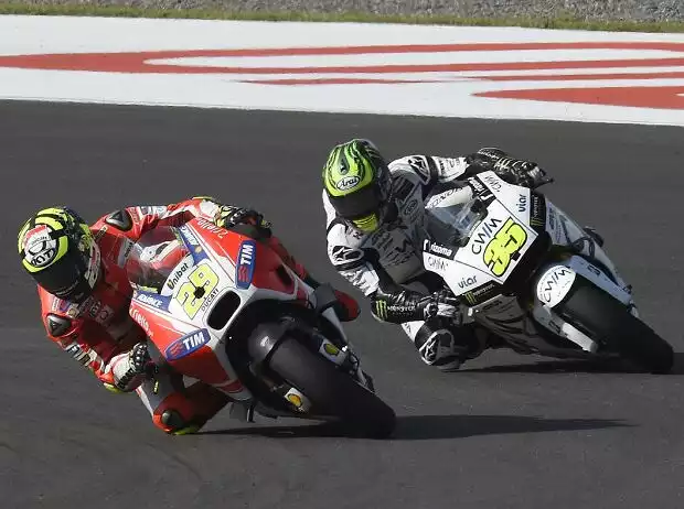 Andrea Iannone, Cal Crutchlow Titel-Bild zur News: Andrea Iannone, Cal Crutchlow