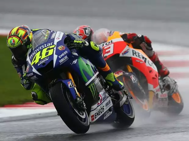 Titel-Bild zur News: Valentino Rossi, Marc Marquez