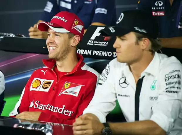 Titel-Bild zur News: Felipe Massa, Sebastian Vettel, Nico Rosberg