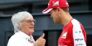 Ecclestone mahnt Vettel & Co.: Keine Kritik an Pirelli!
